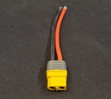 XT60 han stik med 10 cm ledning