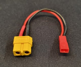 Omformerkabel XT60 hun til BEC han