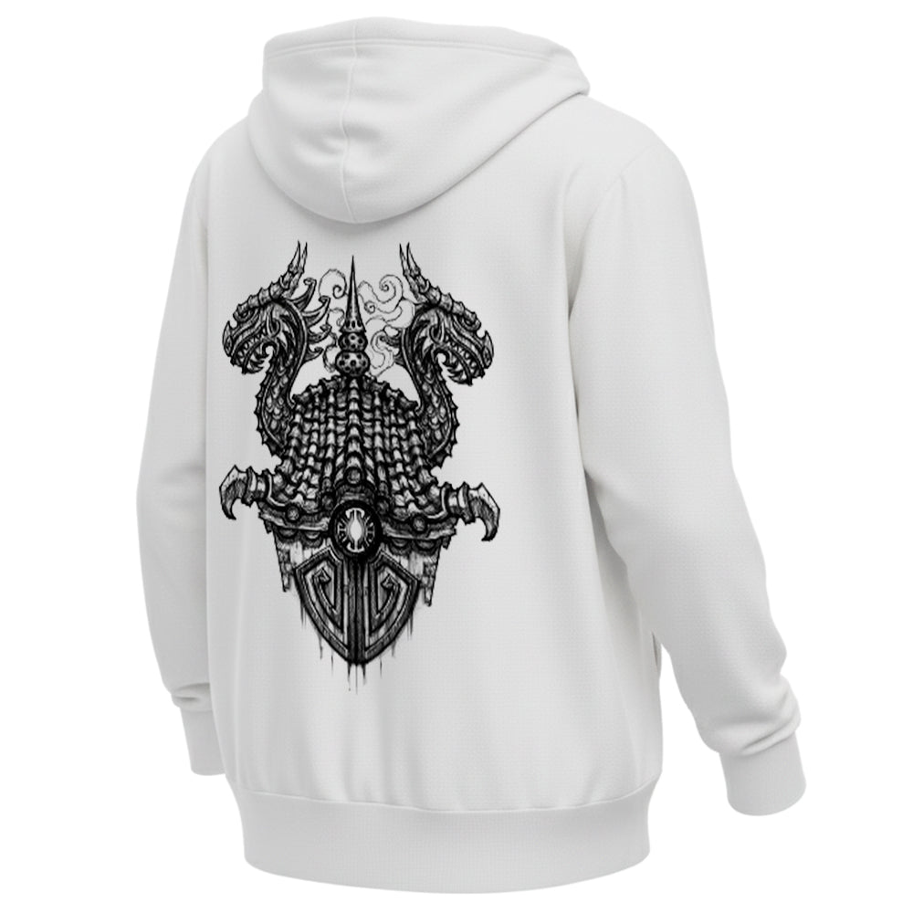 World of Warcraft Hoodie – Mists of Pandaria, White 2XL