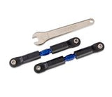 Camber/Toe Links Rear Short Adjustable Steel Blue (2)