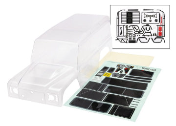 Traxxas 8050 - Body Land Rover Defender Clipless Complete Transparent