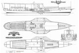 1:33 - S/S Hjejlen Dampskib / Steamer wooden hull