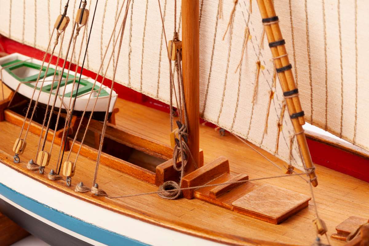 1:80 LE MARTEGAOU - Wooden hull