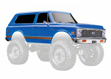 TRAXXAS 9130-BLUE Body Chevrolet Blazer '72 Blue Clipless Complete