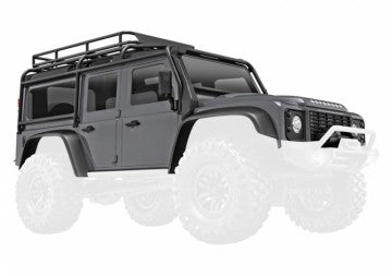 Traxxas 9712-SLVR Body TRX-4M Land Rover Defender Silver Complete