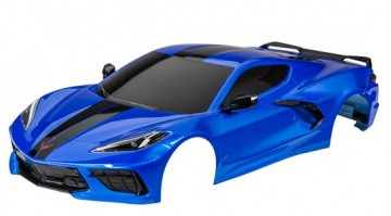 Traxxas 9311X Body Corvette Stingray Blue Complete