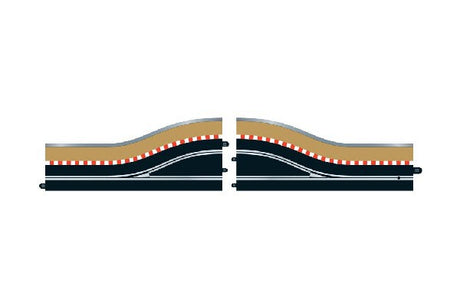 Pit Lane Track (right hand) - Includes sensor 2pcs