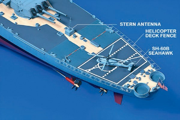 1/350 U.S. Battleship BB-62 New Jersey (w/Detail)