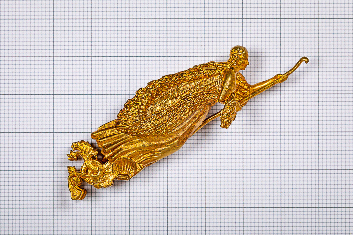 Figurehead Jylland /1 solid brass (messing)