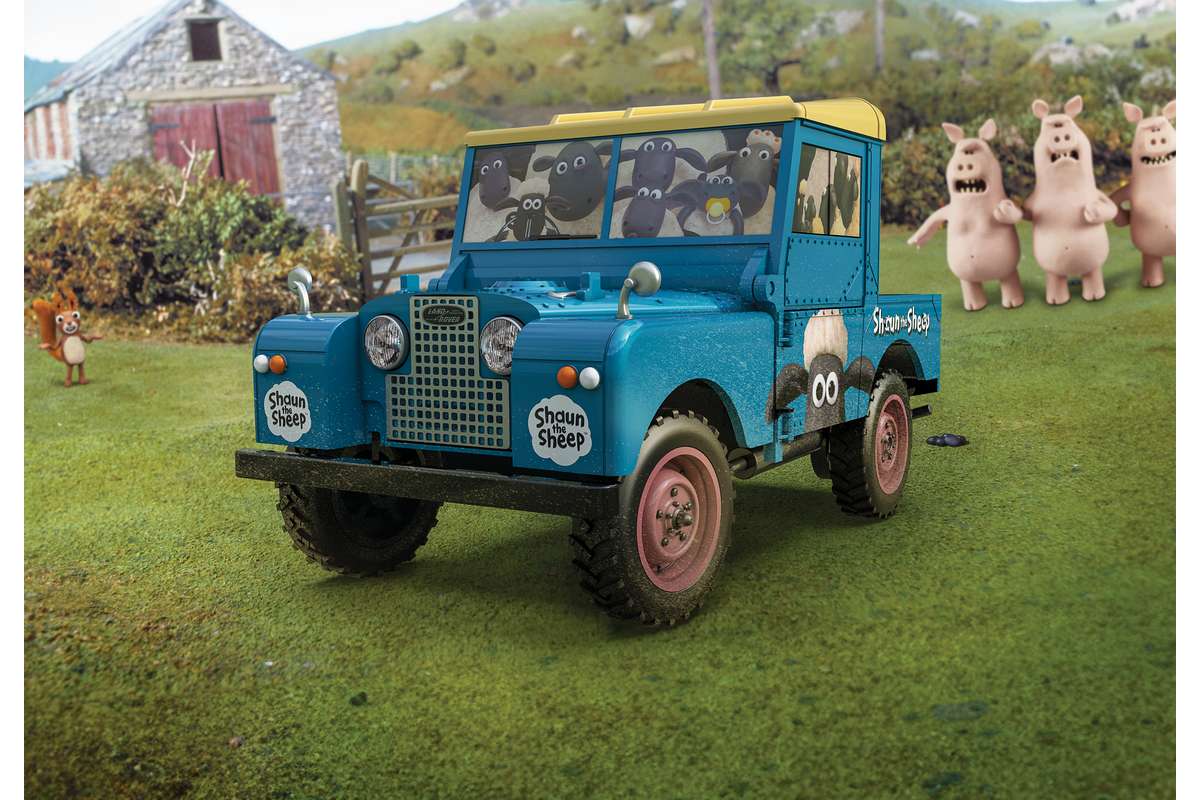 Land Rover Series 1  - Shaun The Sheep 1:32