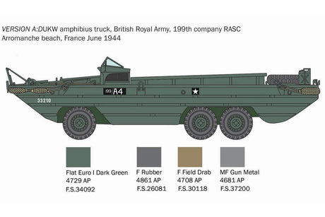1:35 DUKW Amphibious Truck