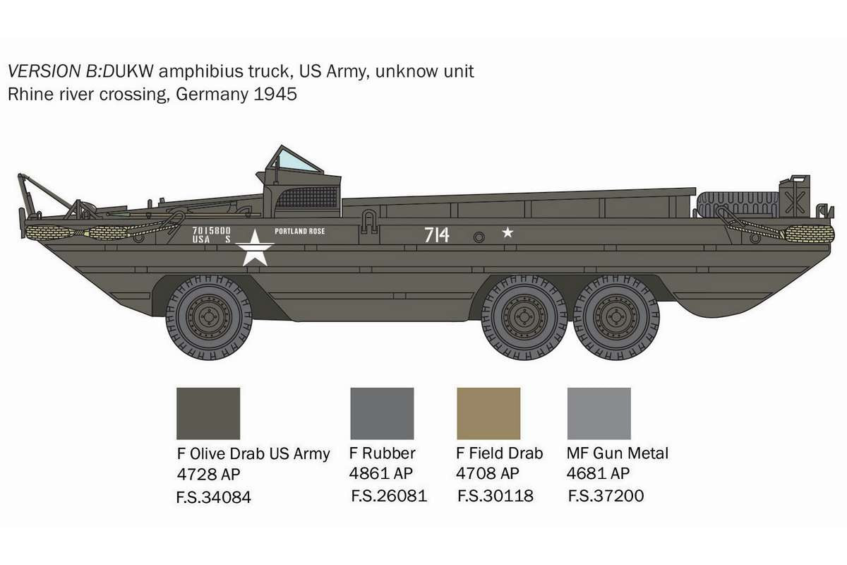 1:35 DUKW Amphibious Truck