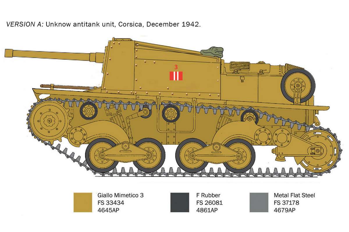 1:35 Semovente L40 da 47/32 self-propelled gun