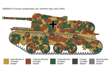 1:35 Semovente L40 da 47/32 self-propelled gun