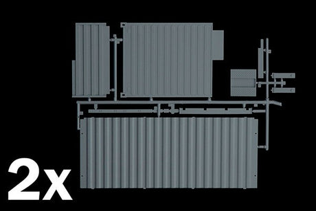1:24 Shipping container 20ft