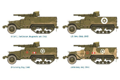 1:72 M3 75mm HALF TRACK (2 F.A.)