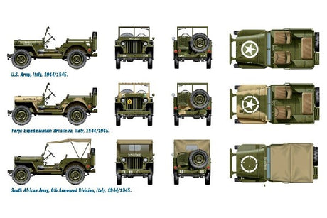 1:72 Willy Jeep 1/4 Ton 4x4