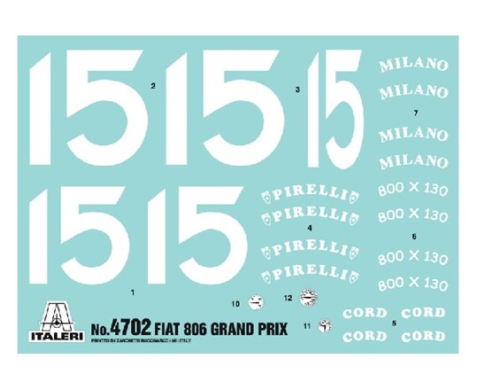 1:12 FIAT 806 GRAND PRIX