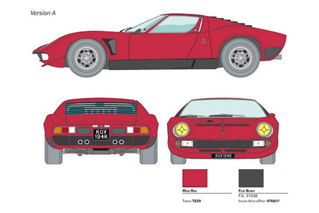 1:24 Lamborghini Miura Jota SVJ