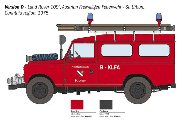1:24 Land Rover Fire Truck