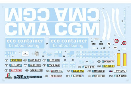 1:24 40\' Container Trailer