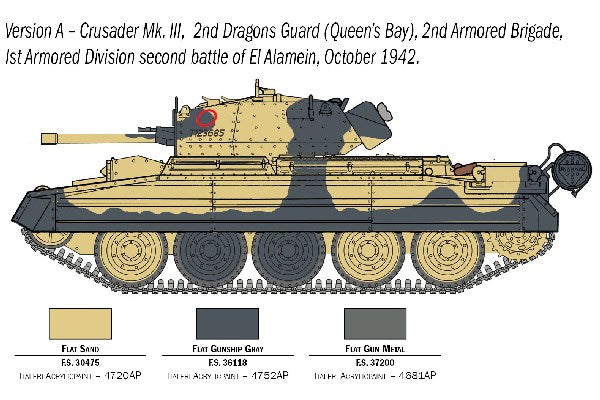 1:35 Crusader Mk.III & British Tank Crew
