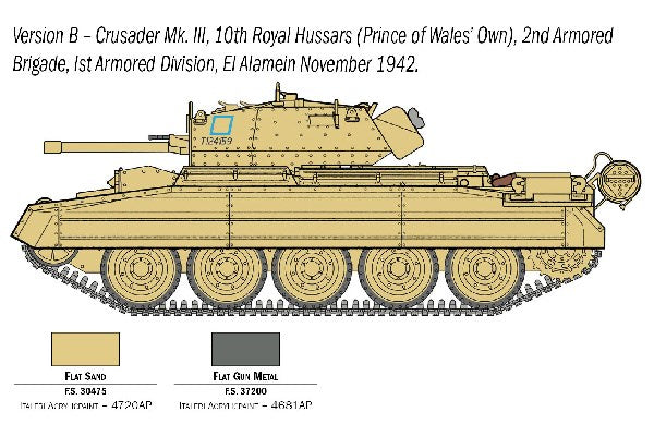 1:35 Crusader Mk.III & British Tank Crew