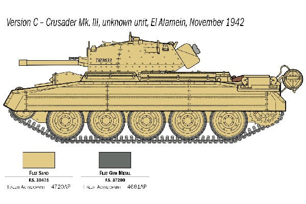 1:35 Crusader Mk.III & British Tank Crew