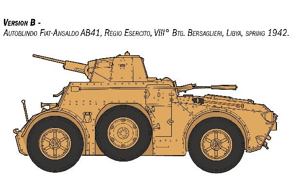 1:35 AB 41 with Bersaglieri Italian Infantry