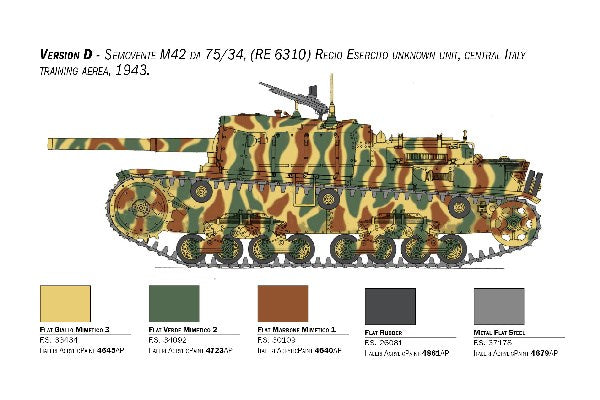 1:35 Semovente M42 da 75/34