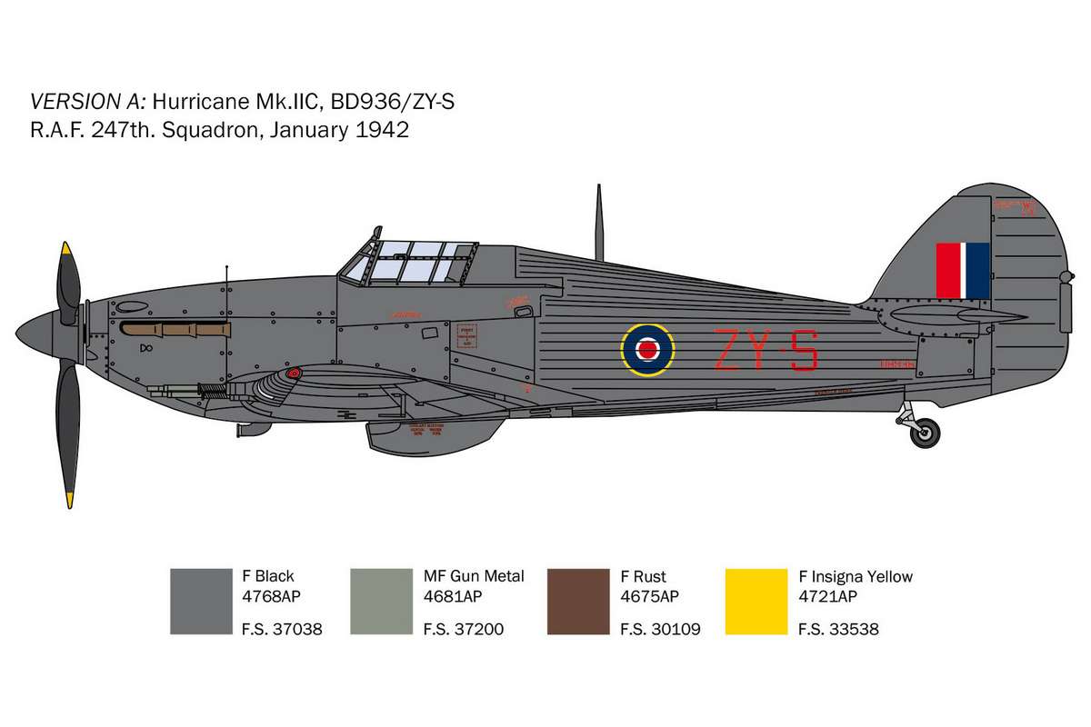 1:48 Hurricane Mk.II C