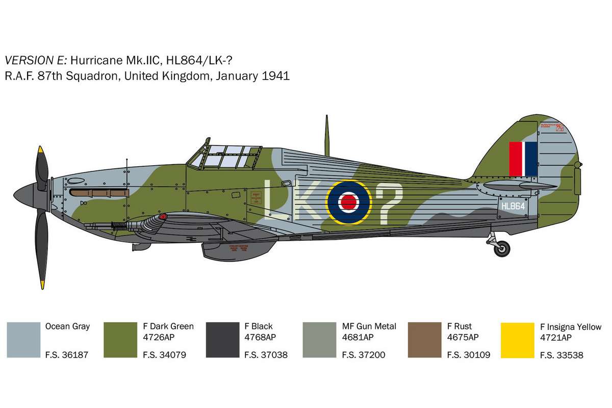 1:48 Hurricane Mk.II C