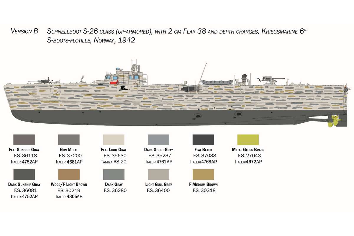 1:35 Schnellboot S-26/S-38