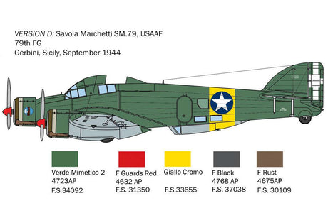 1:72 SM-79 Sparviero Bomber version