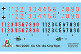 1:72 Complete modeling set Kfz. 182 King Tiger