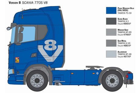 1:24 Scania S770 V8 \'white cab\'