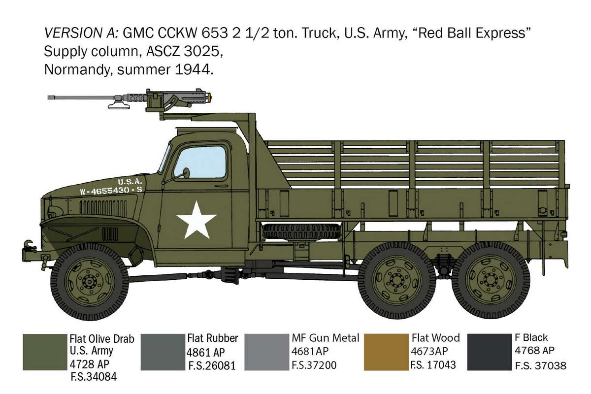 1:35 GMC 2 ½ ton 6x6 truck