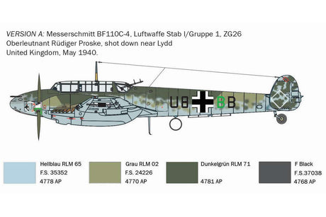 1:72 BF-110C Zerstörer