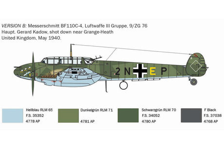 1:72 BF-110C Zerstörer