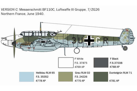 1:72 BF-110C Zerstörer