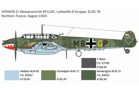 1:72 BF-110C Zerstörer