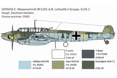 1:72 BF-110C Zerstörer
