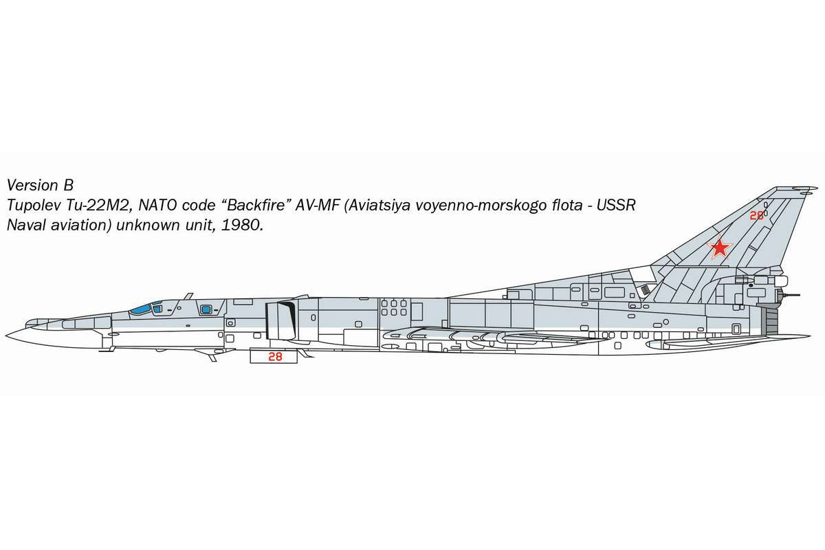 1:72 Tu-22M2 Backfire B