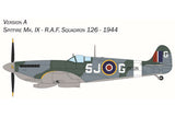 1:72 Complete modeling set Spitfire Mk. IX