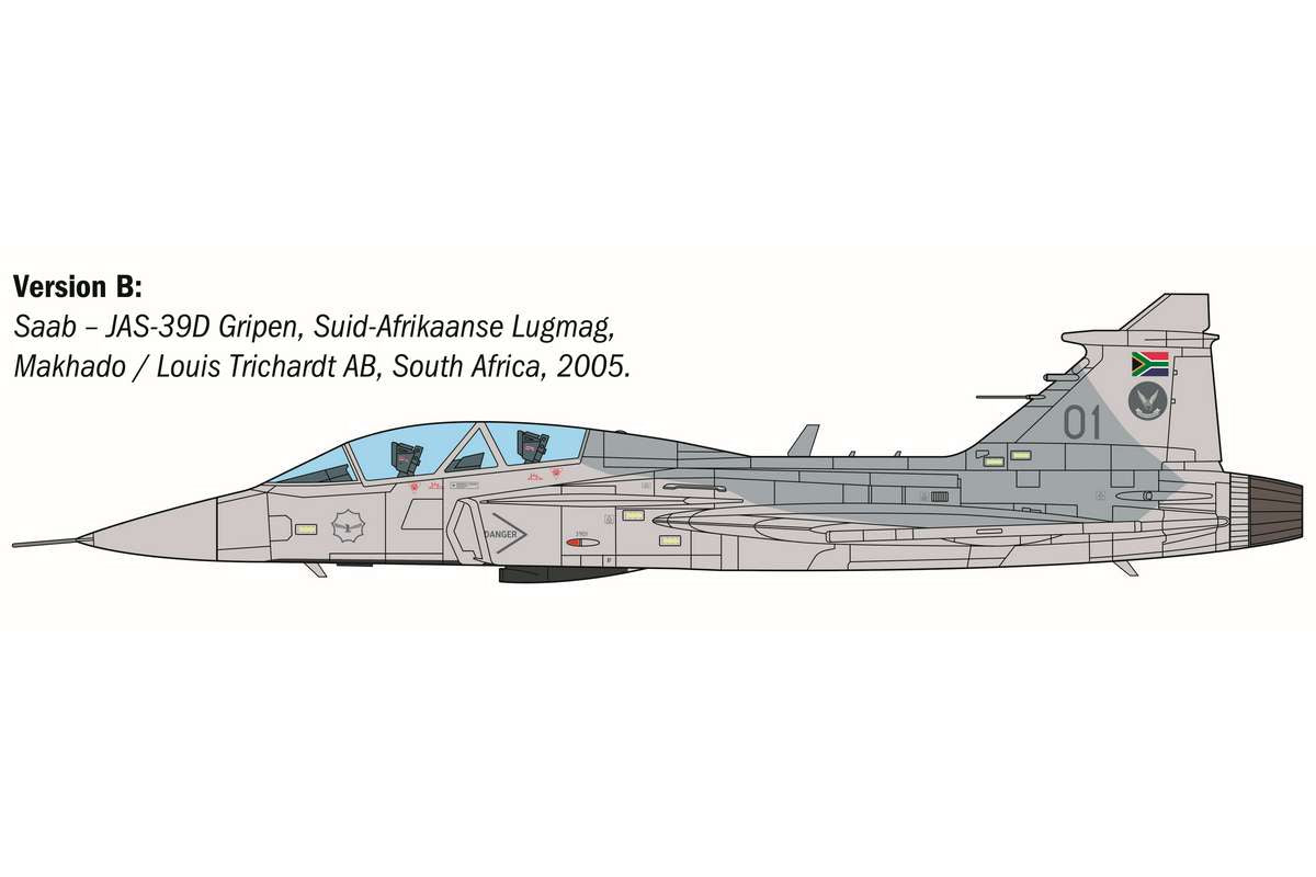 1:48 JAS-39D Gripen Twin Seater