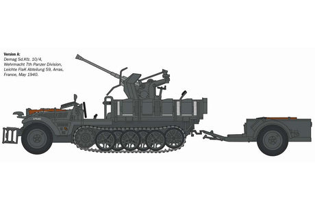 1:35 Sd.Kfz 10/4 with flak 30 and crew