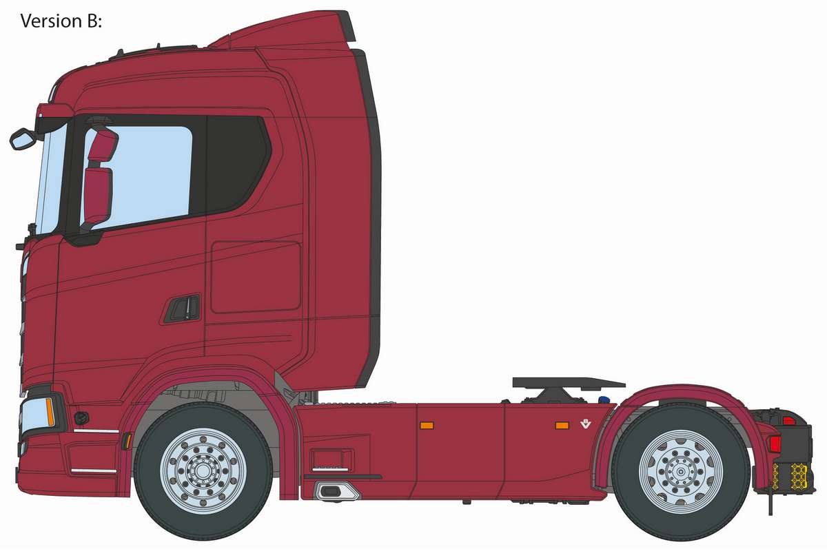 1:24 Scania S770 4x2 normal roof \'grey cab\'