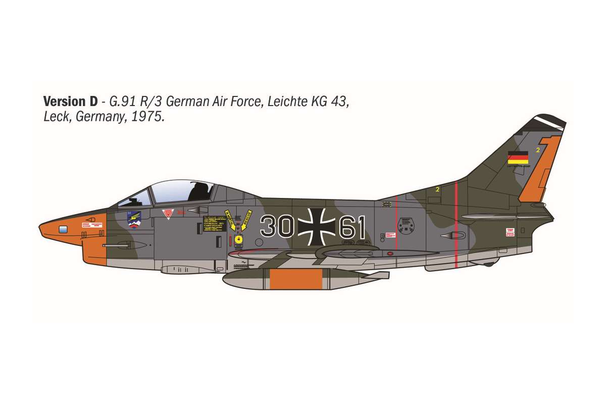 1:48 FIAT G.91 R