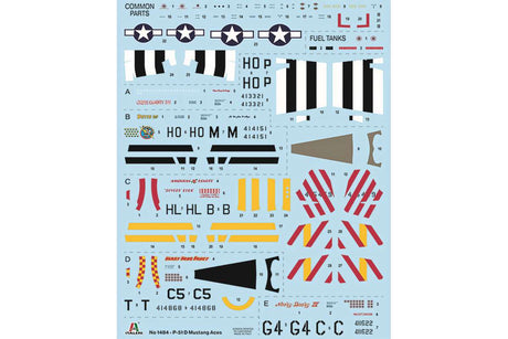1:72 P-51D Mustang Aces