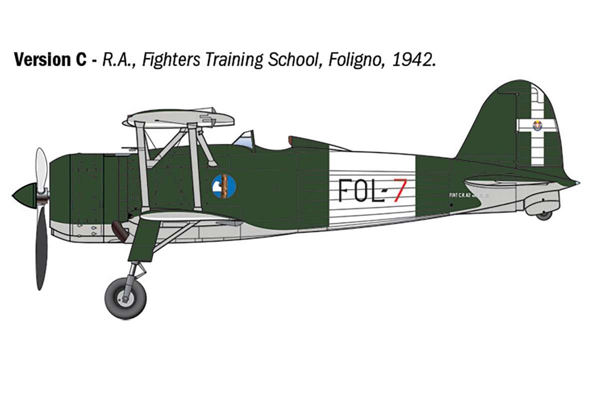 1:48 FIAT CR.42 Falco Assault/Night Fighter